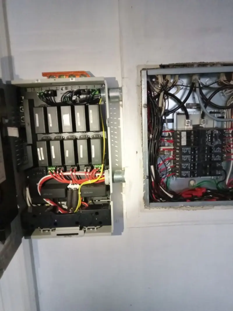 Electrical panel upgrade completed for Ring Doorbell Installation in New Hope